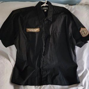 Throttle Threads Moose Racing Work/Shop Shirt Black Adult XXL